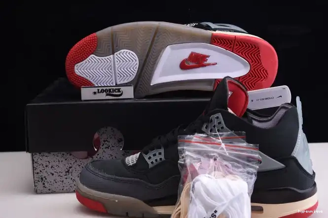 HYPE Retro Jordan White Off CV9388-001 x Air 4 Bred 0423